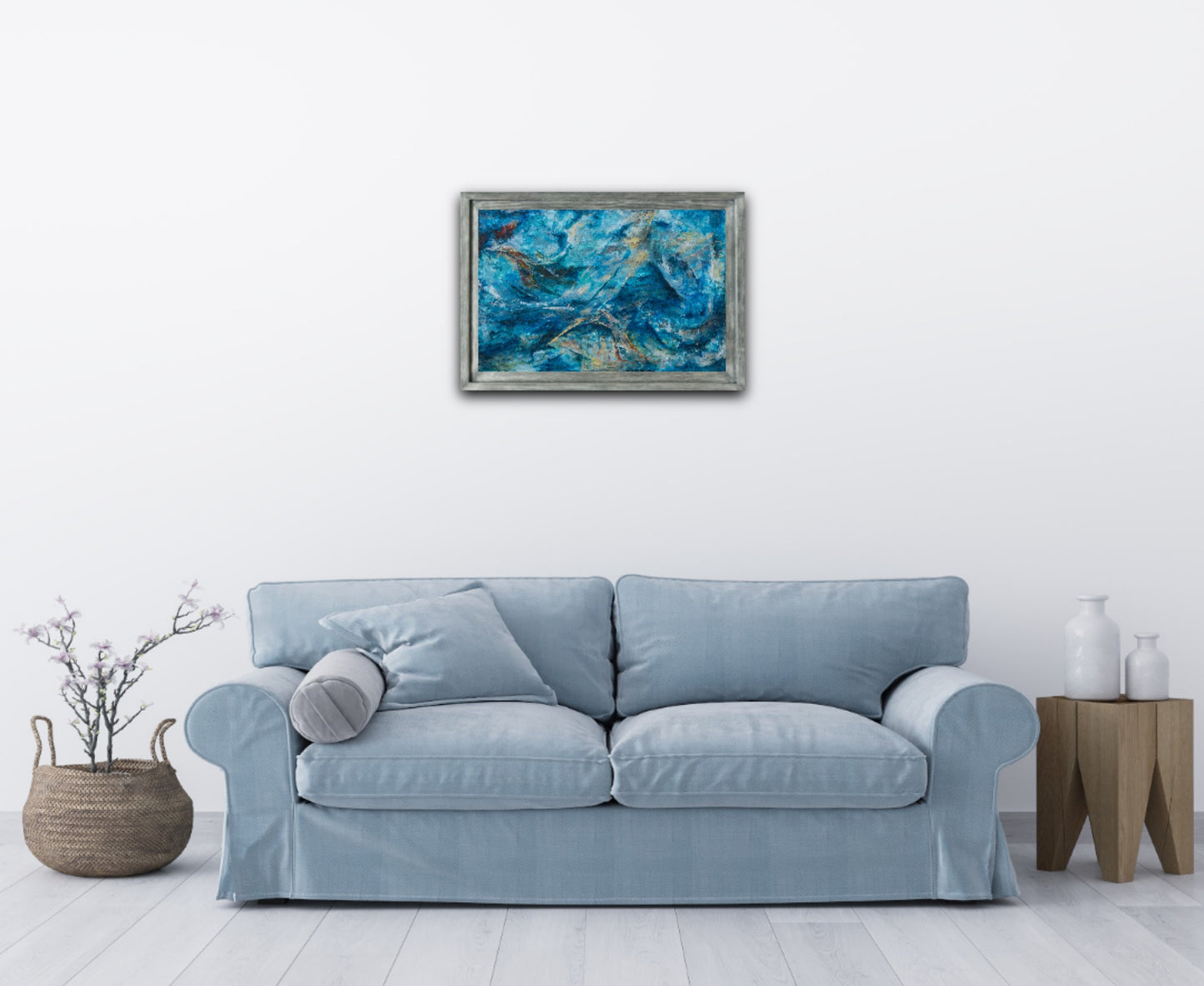 Atmospheric abstract painting, Alison Boothroyd