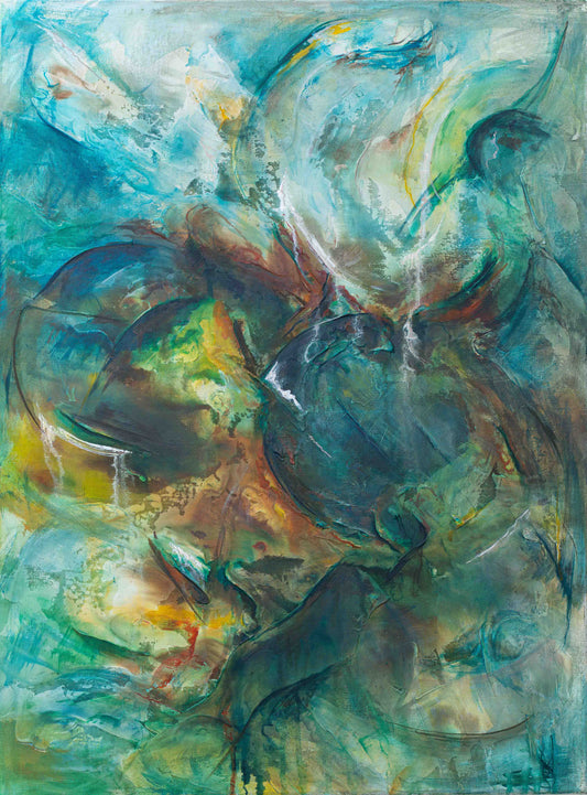 Atmospheric Abstract Art, Alison Boothroyd