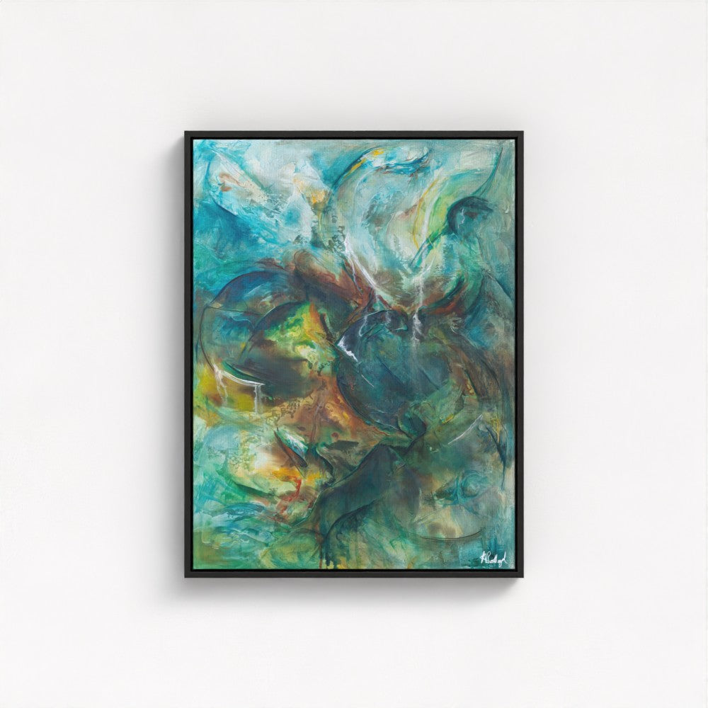 Earth's Mosaic - Fine Art Print on Canvas