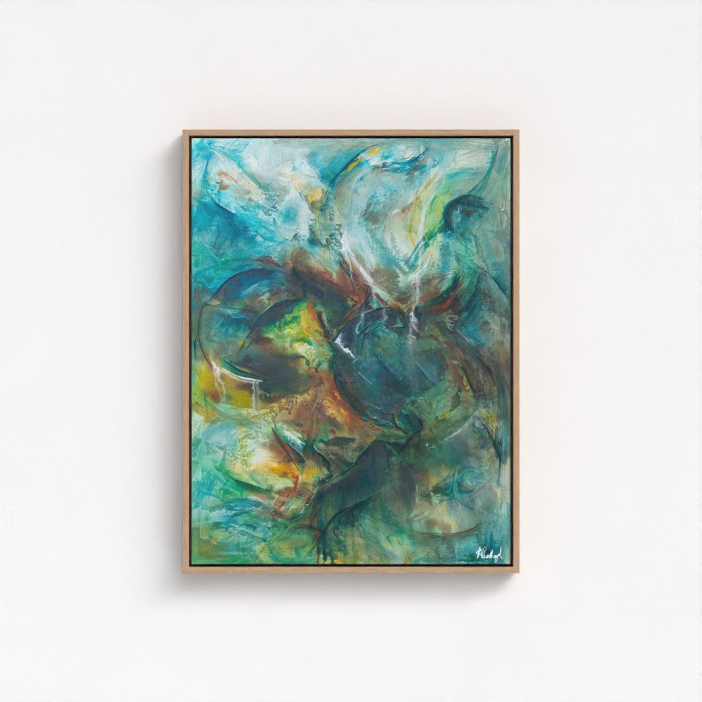 Earth's Mosaic - Fine Art Print on Canvas