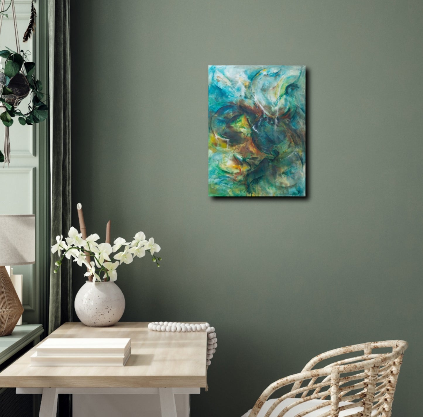 Earth's Mosaic - Fine Art Print on Canvas