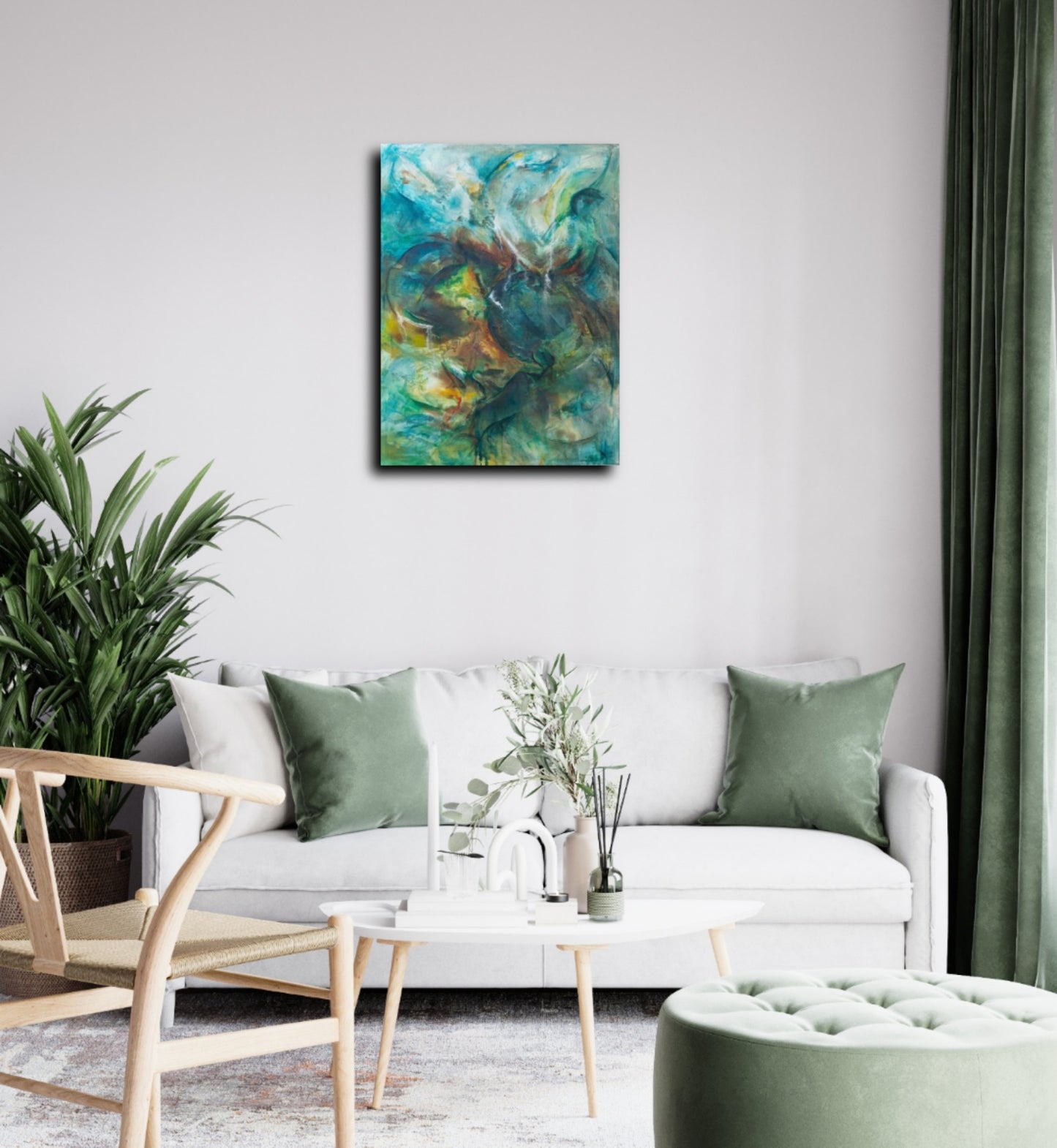 Earth's Mosaic - Fine Art Print on Canvas