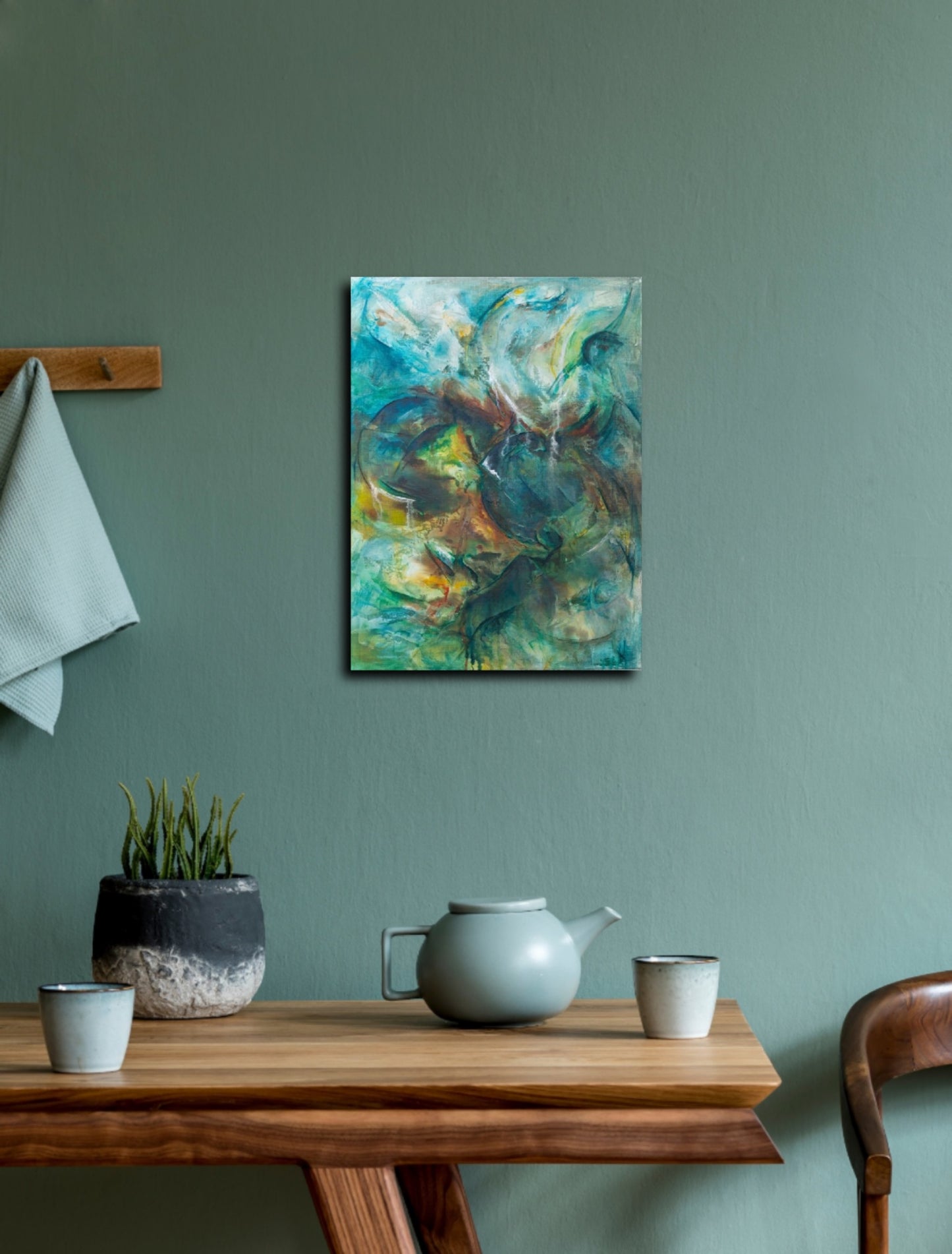 Earth's Mosaic - Fine Art Print on Canvas