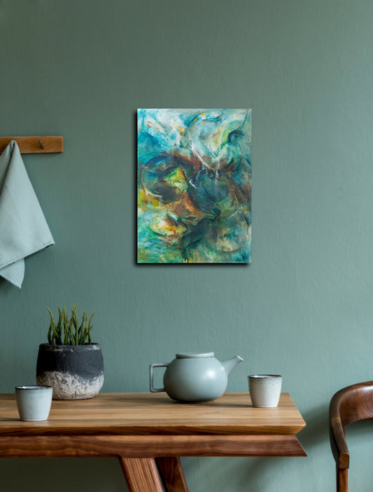 Earth's Mosaic - Fine Art Print on Canvas