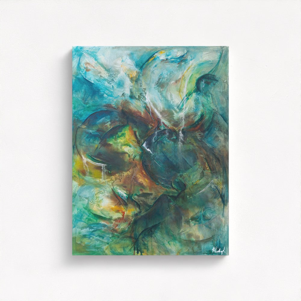 Earth's Mosaic - Fine Art Print on Canvas