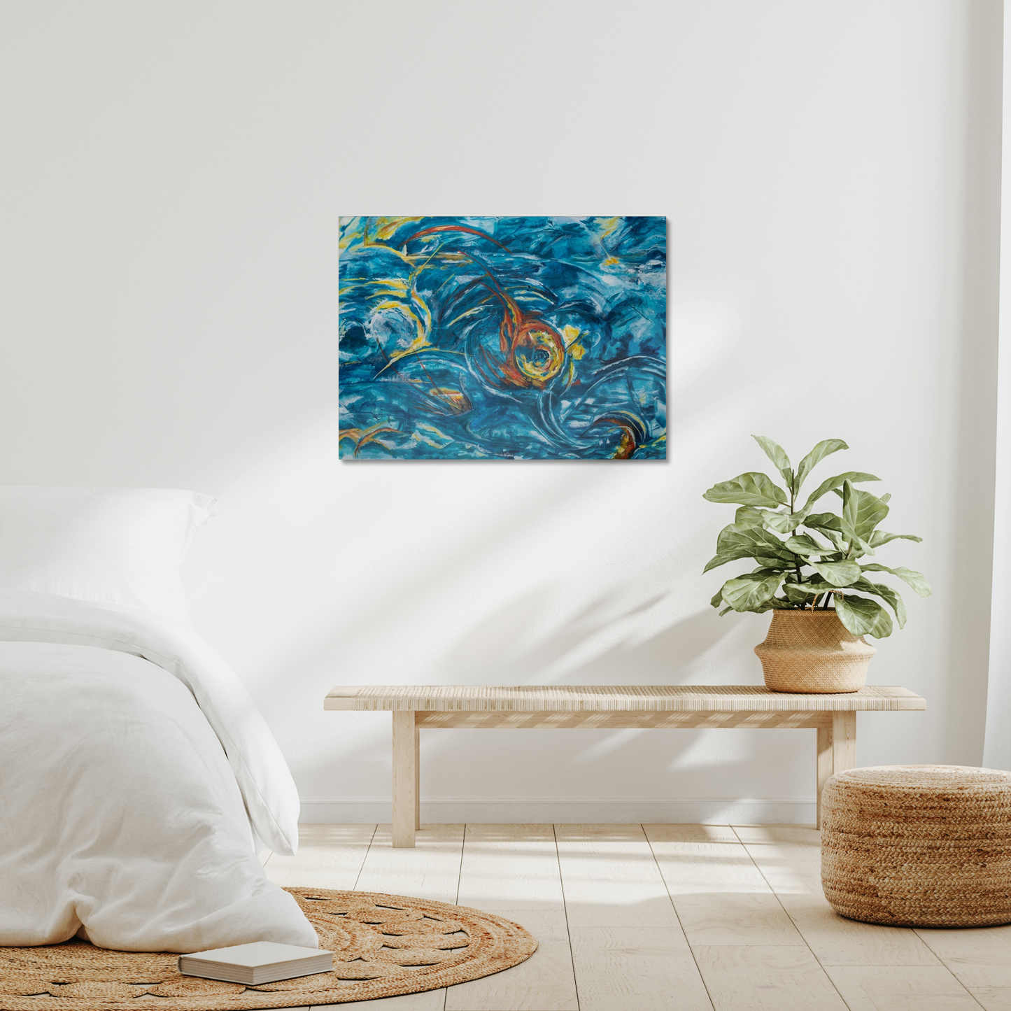 Energy from the Waves - Fine Art Print on Canvas