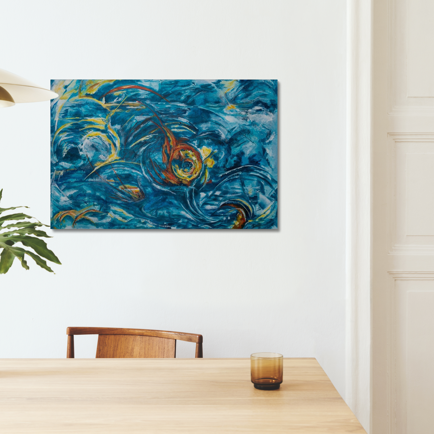 Energy from the Waves - Fine Art Print on Canvas