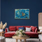 Bold abstract painting, Alison Boothroyd