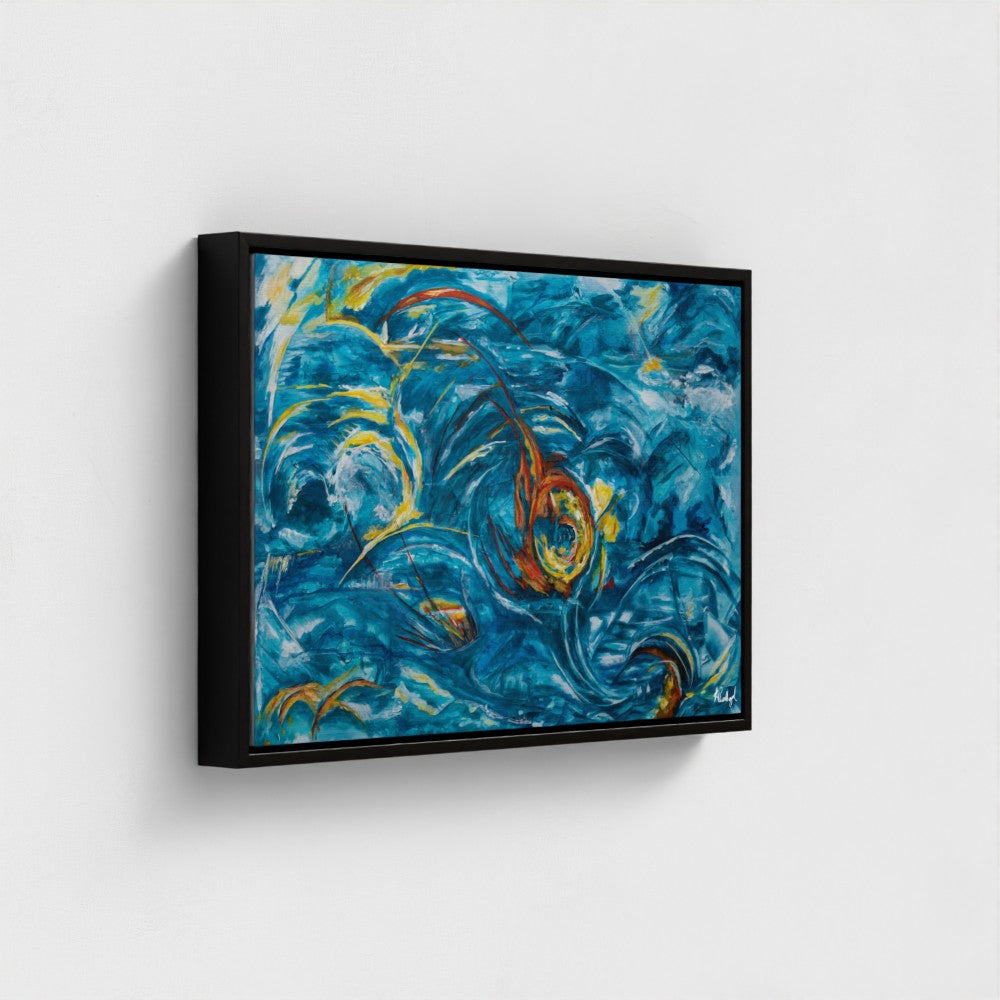 Energy from the Waves - Fine Art Print on Canvas