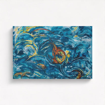 Energy from the Waves - Fine Art Print on Canvas