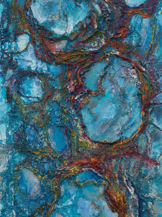 Abstract painting, Alison Boothroyd