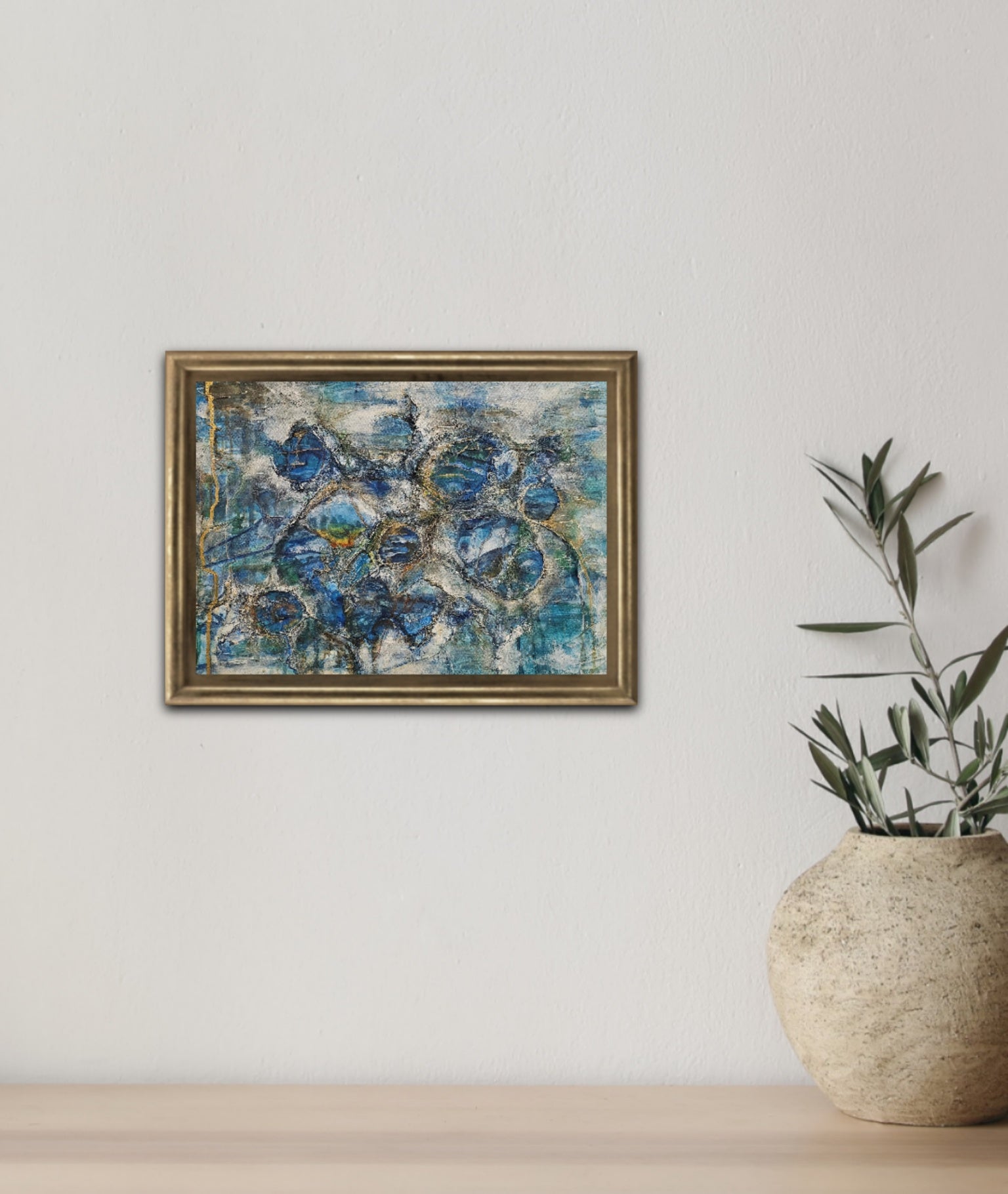 Expressive abstract painting, Alison Boothroyd