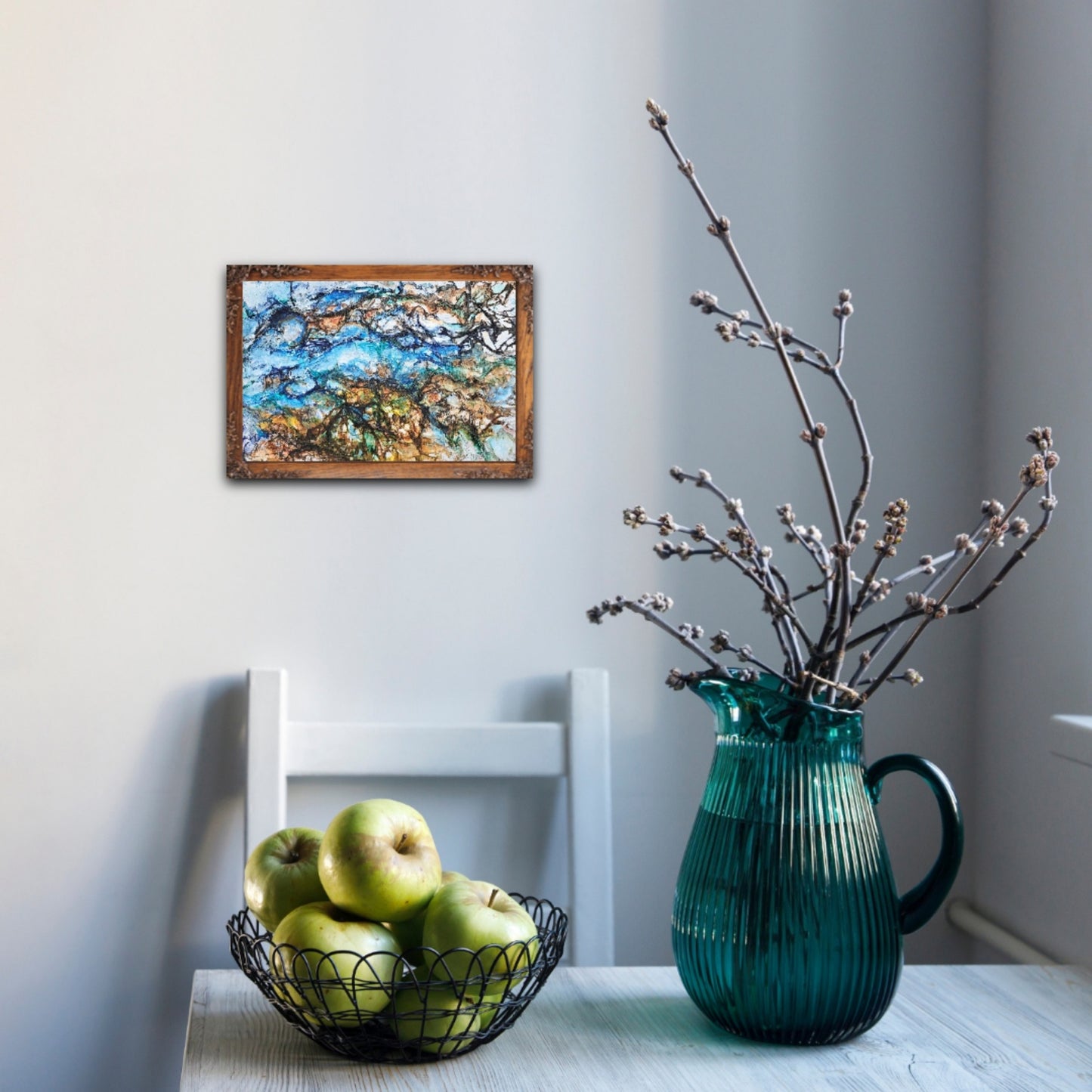 Expressive abstract painting, Alison Boothroyd