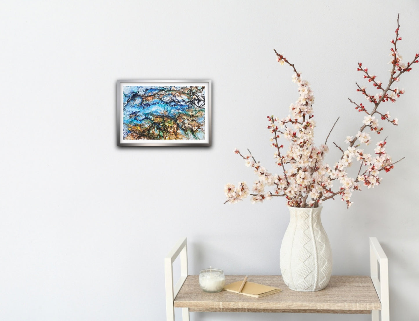Expressive abstract painting, Alison Boothroyd