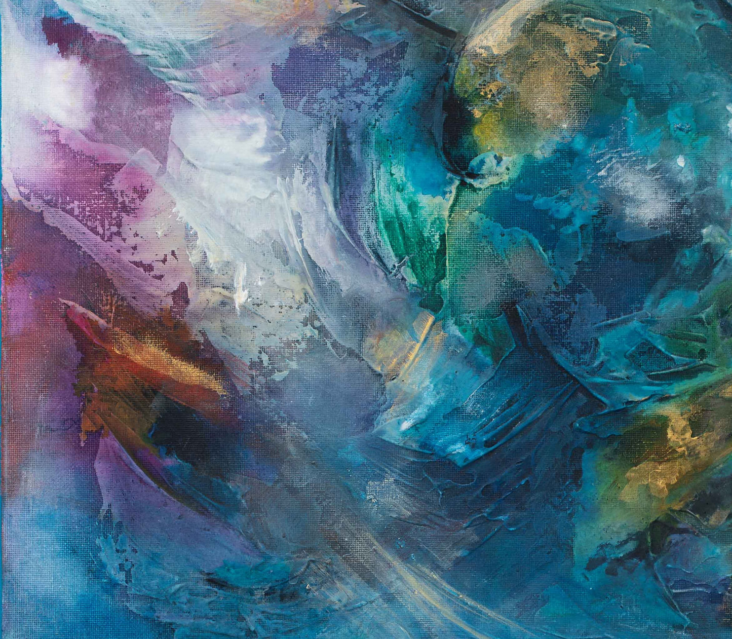 Atmospheric abstract painting, Alison Boothroyd