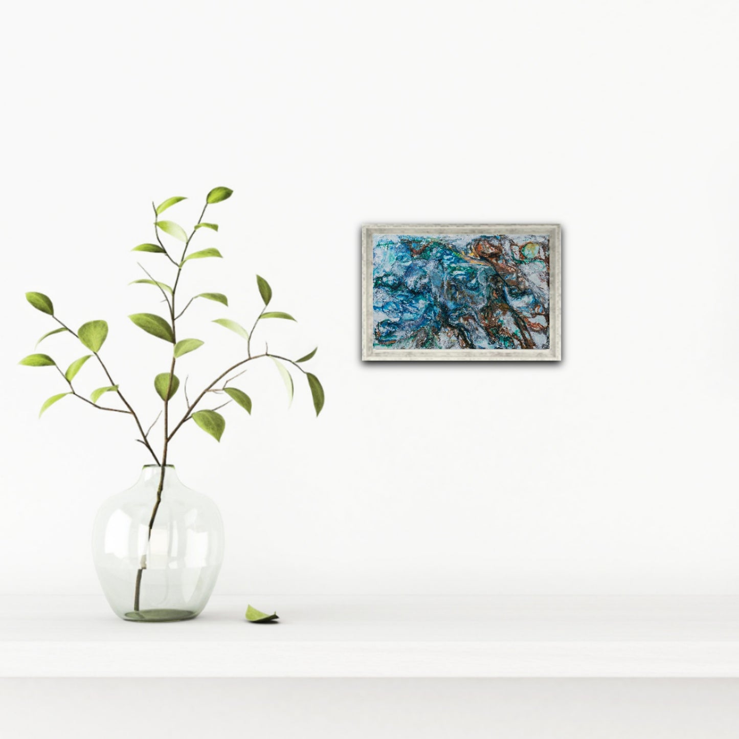 Expressive abstract painting, Alison Boothroyd