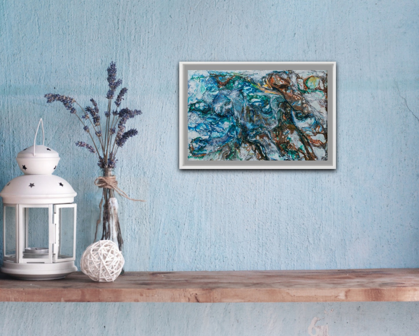 Expressive abstract painting, Alison Boothroyd