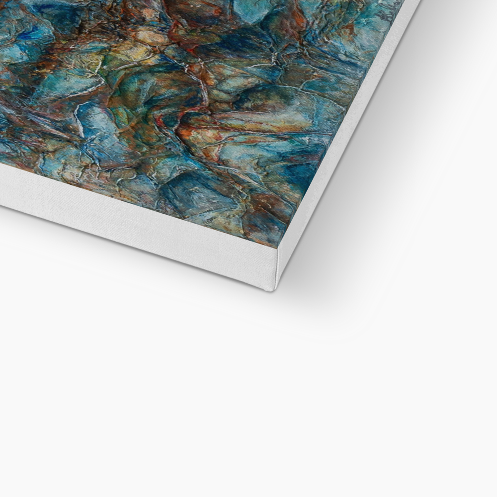Nature's Tapestry A Study in Texture - Fine Art Print on Canvas