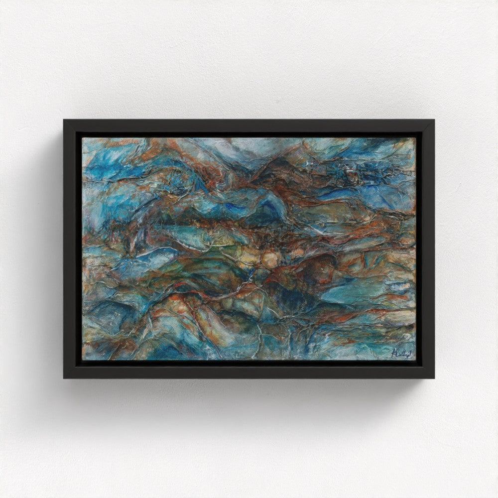 Nature's Tapestry A Study in Texture - Fine Art Print on Canvas