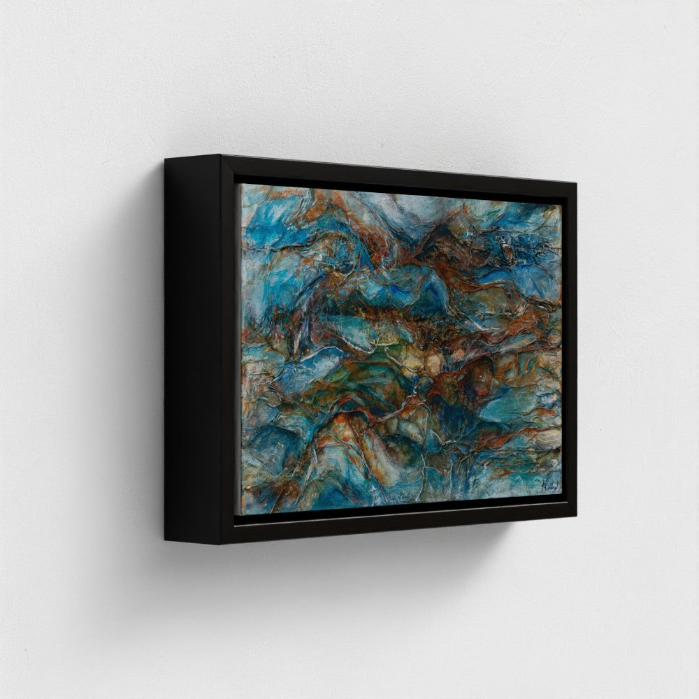 Nature's Tapestry A Study in Texture - Fine Art Print on Canvas