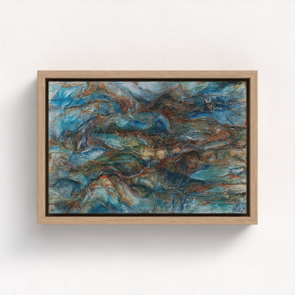Nature's Tapestry A Study in Texture - Fine Art Print on Canvas