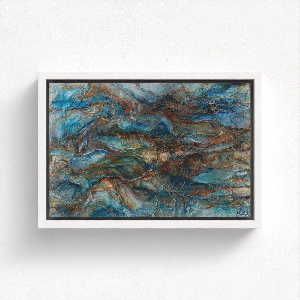 Nature's Tapestry A Study in Texture - Fine Art Print on Canvas