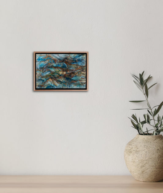 Nature's Tapestry A Study in Texture - Fine Art Print on Canvas