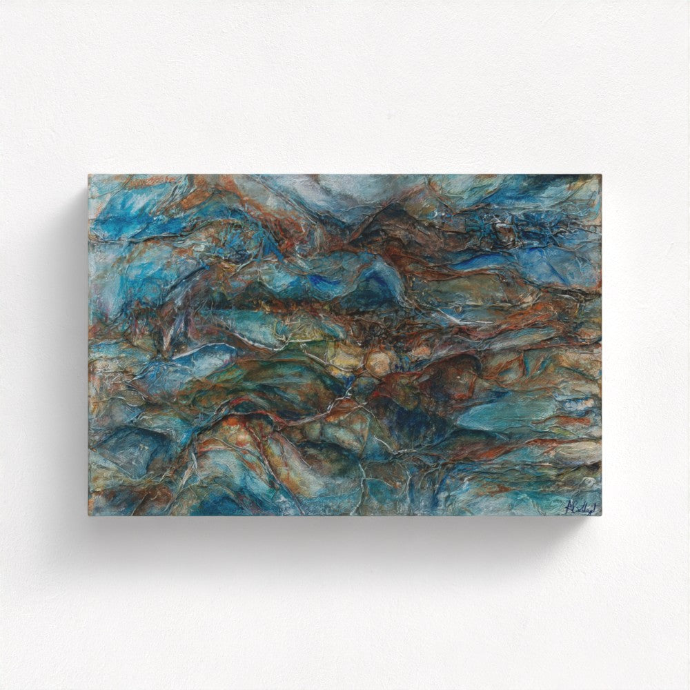 Nature's Tapestry A Study in Texture - Fine Art Print on Canvas