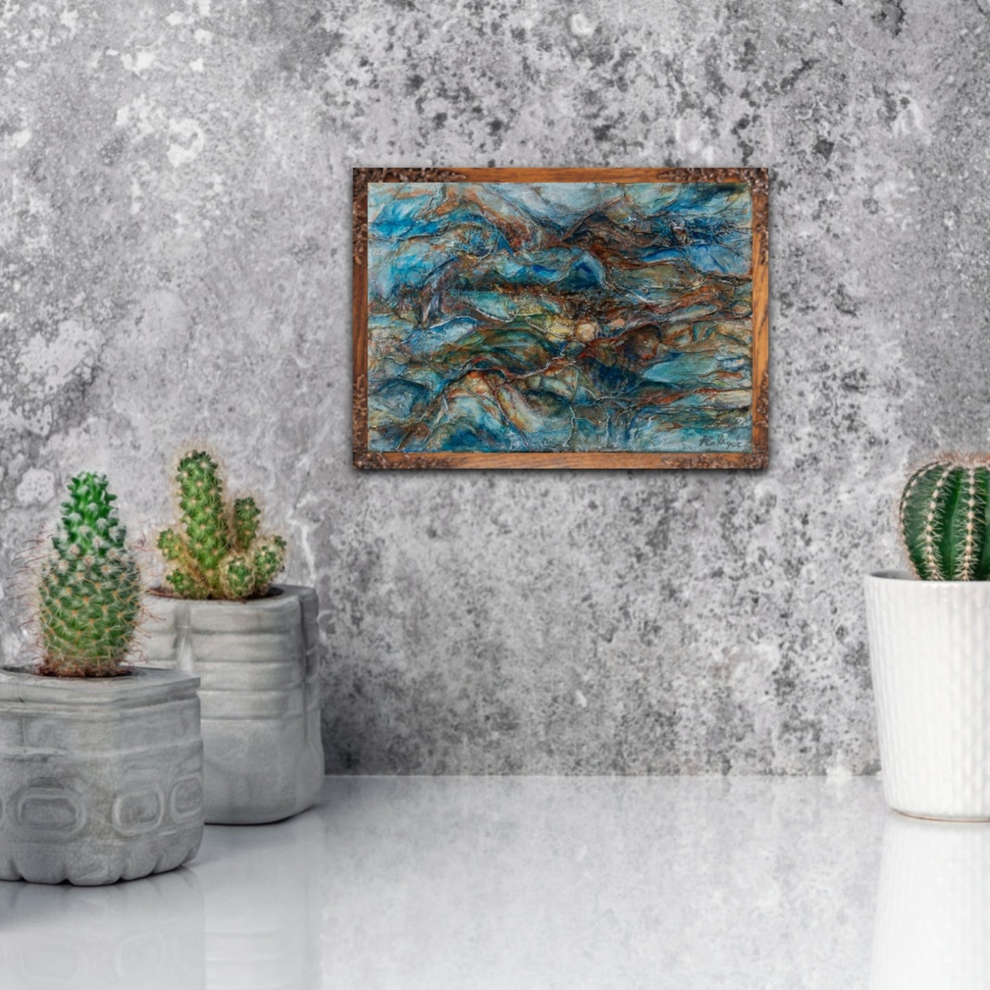 Expressive abstract painting, Alison Boothroyd