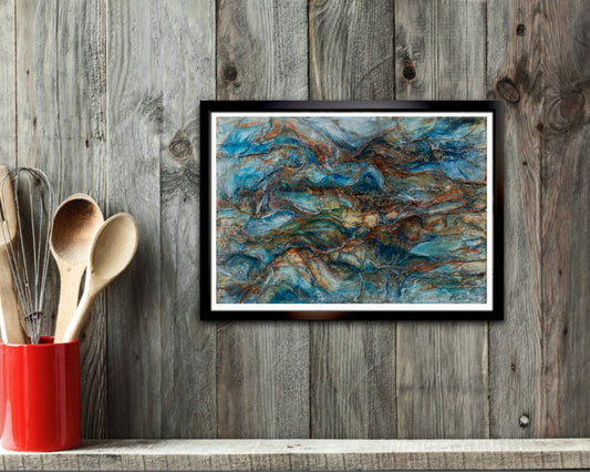 Nature's Tapestry A Study in Texture - Fine Art Print on Paper