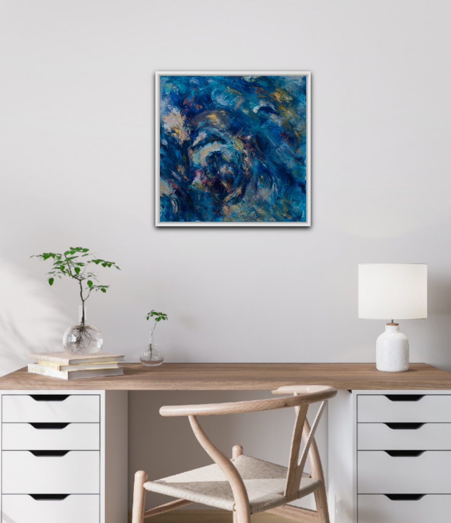 Radiant Depths A Symphony of Light - Original Painting by Alison Boothroyd