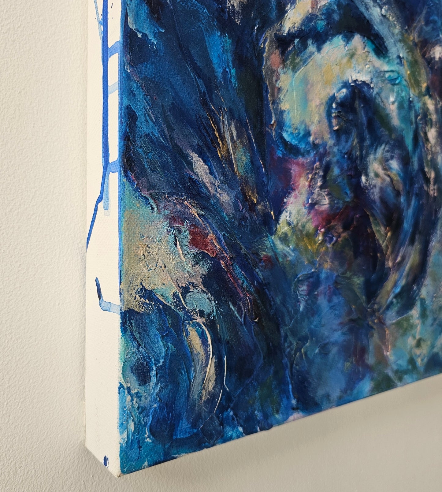 Radiant Depths A Symphony of Light - Original Painting by Alison Boothroyd