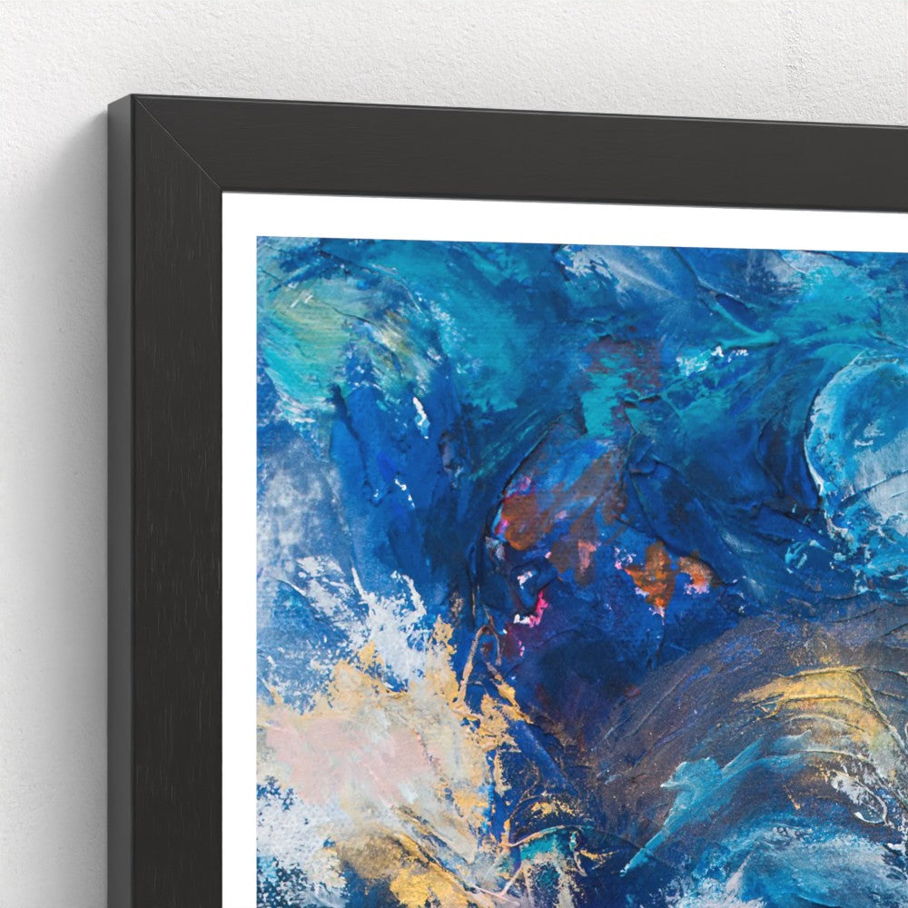 Radiant Depths A Symphony of Light - Fine Art Print on Paper