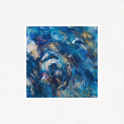 Radiant Depths A Symphony of Light - Fine Art Print on Paper