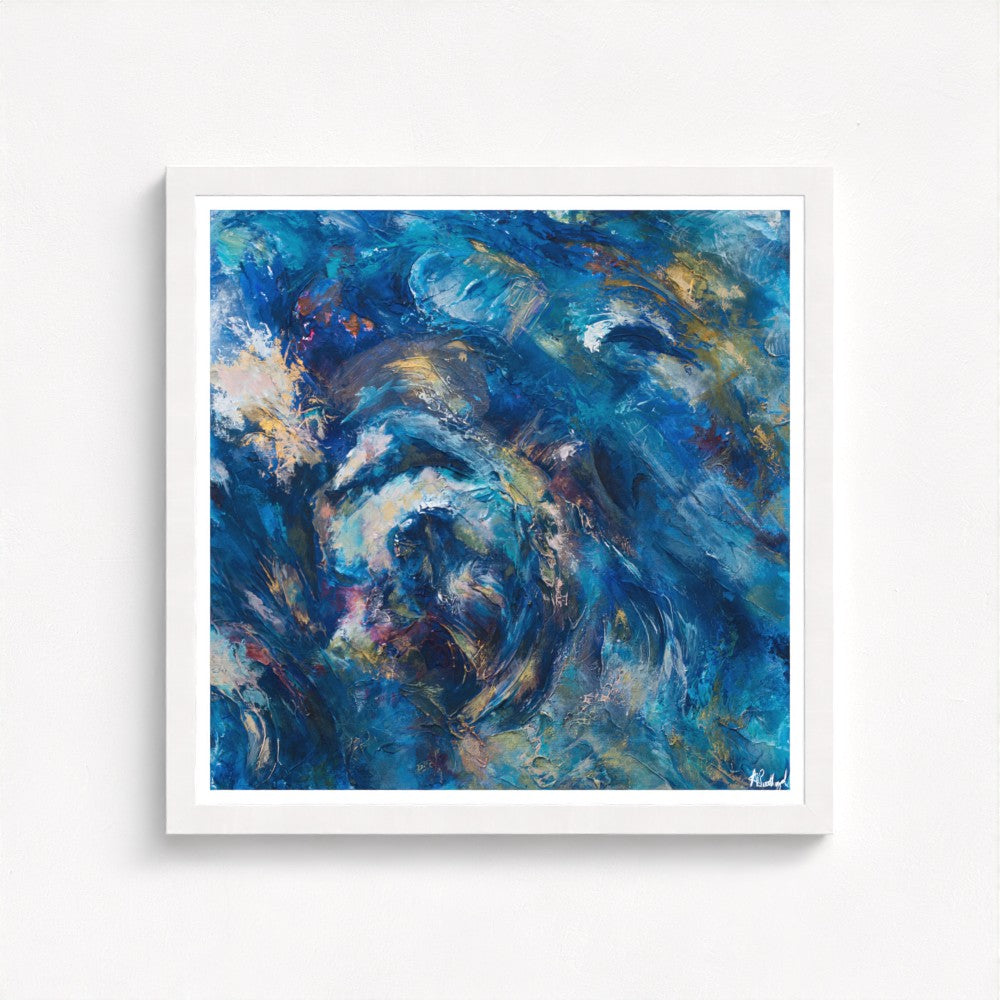 Radiant Depths A Symphony of Light - Fine Art Print on Paper