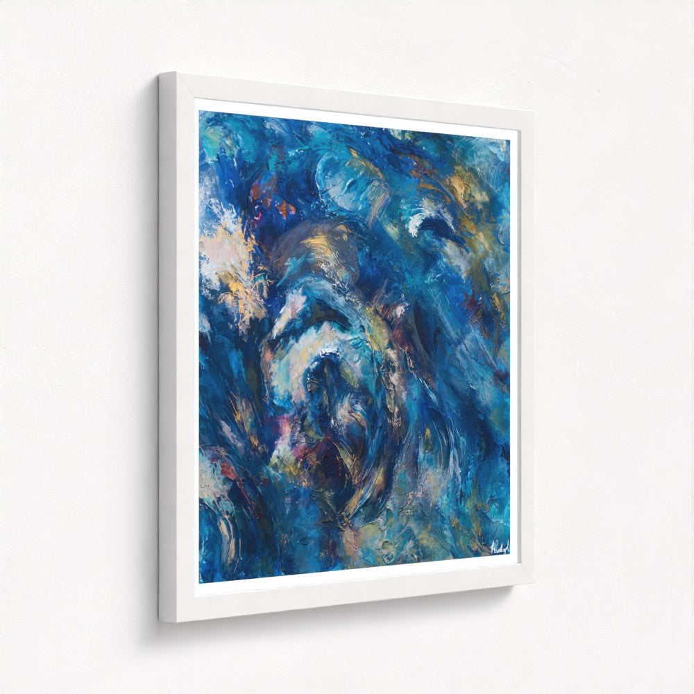 Radiant Depths A Symphony of Light - Fine Art Print on Paper