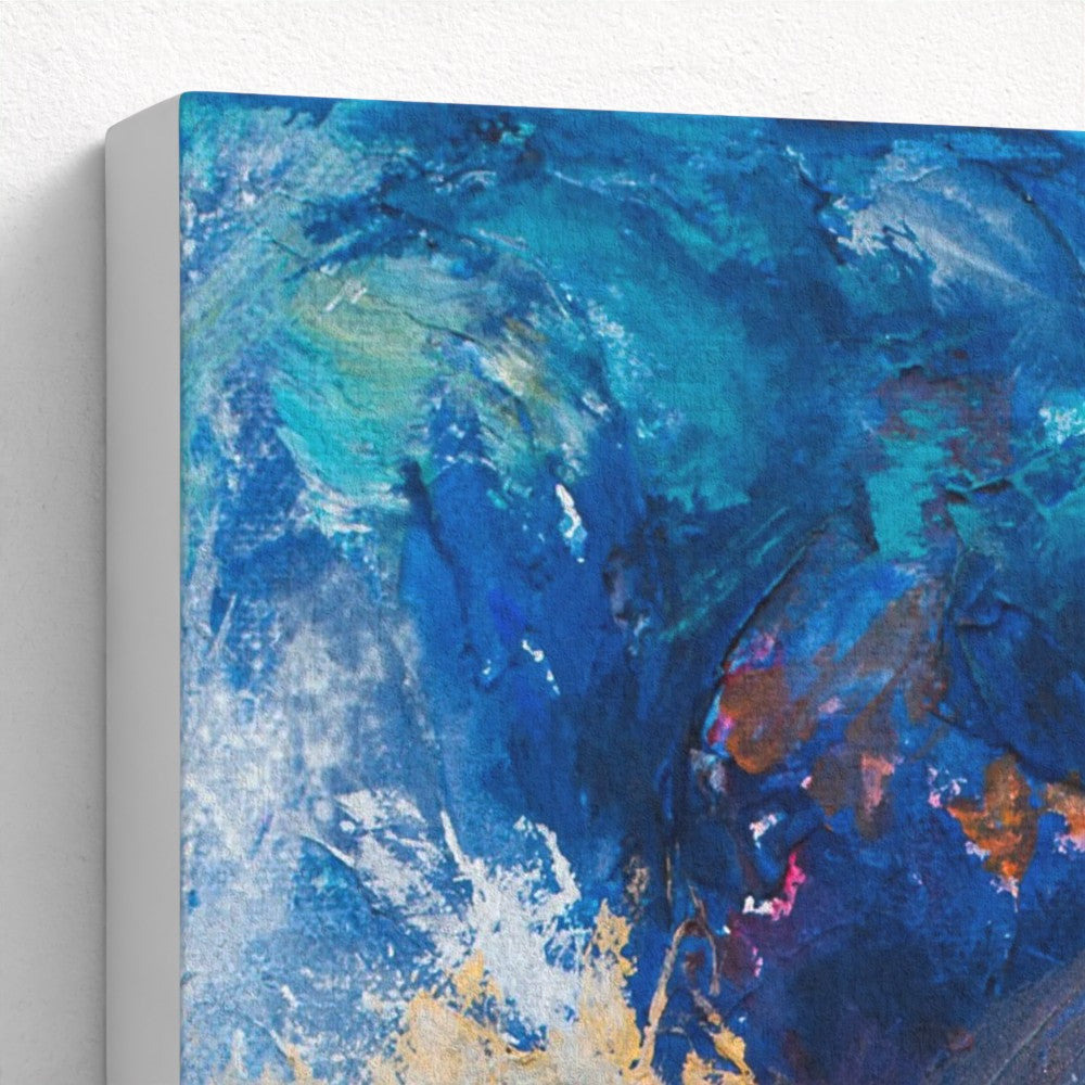 Radiant Depths A Symphony of Light - Fine Art Print on Canvas