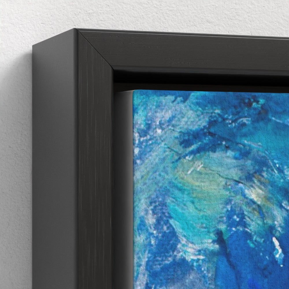 Radiant Depths A Symphony of Light - Fine Art Print on Canvas