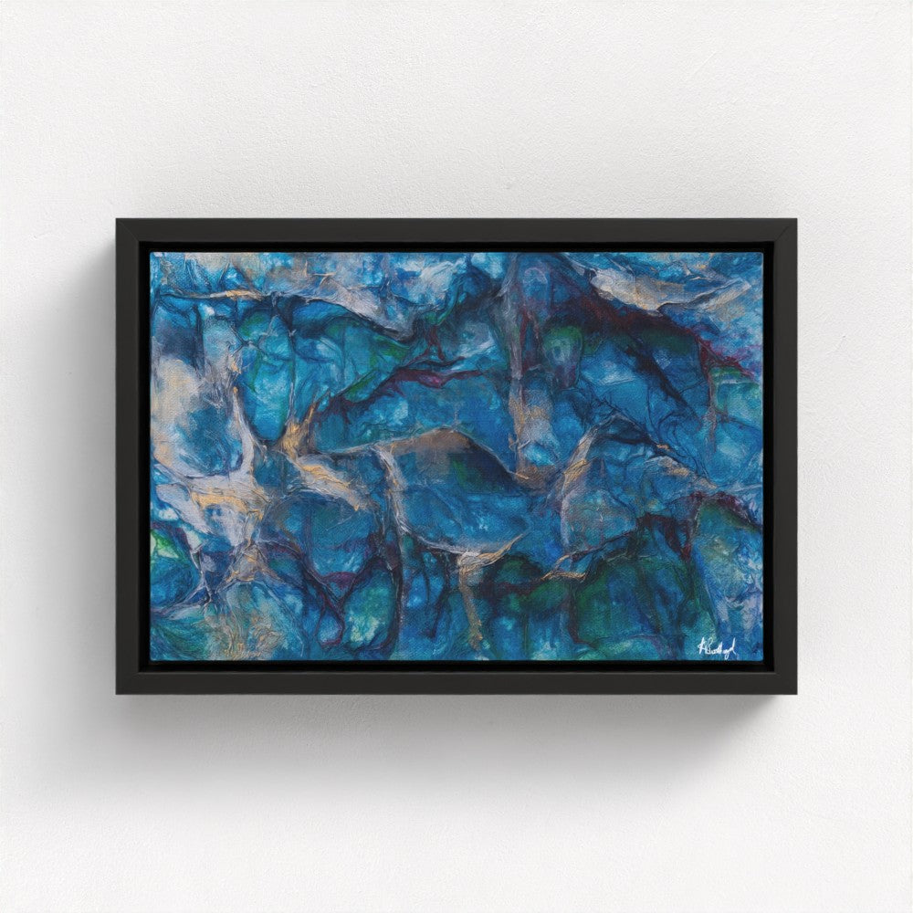 Rhythms of Water and Stone - Fine Art Print on Canvas