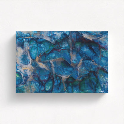 Rhythms of Water and Stone - Fine Art Print on Canvas