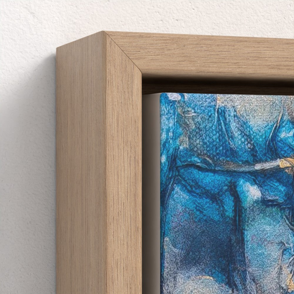 Rhythms of Water and Stone - Fine Art Print on Canvas