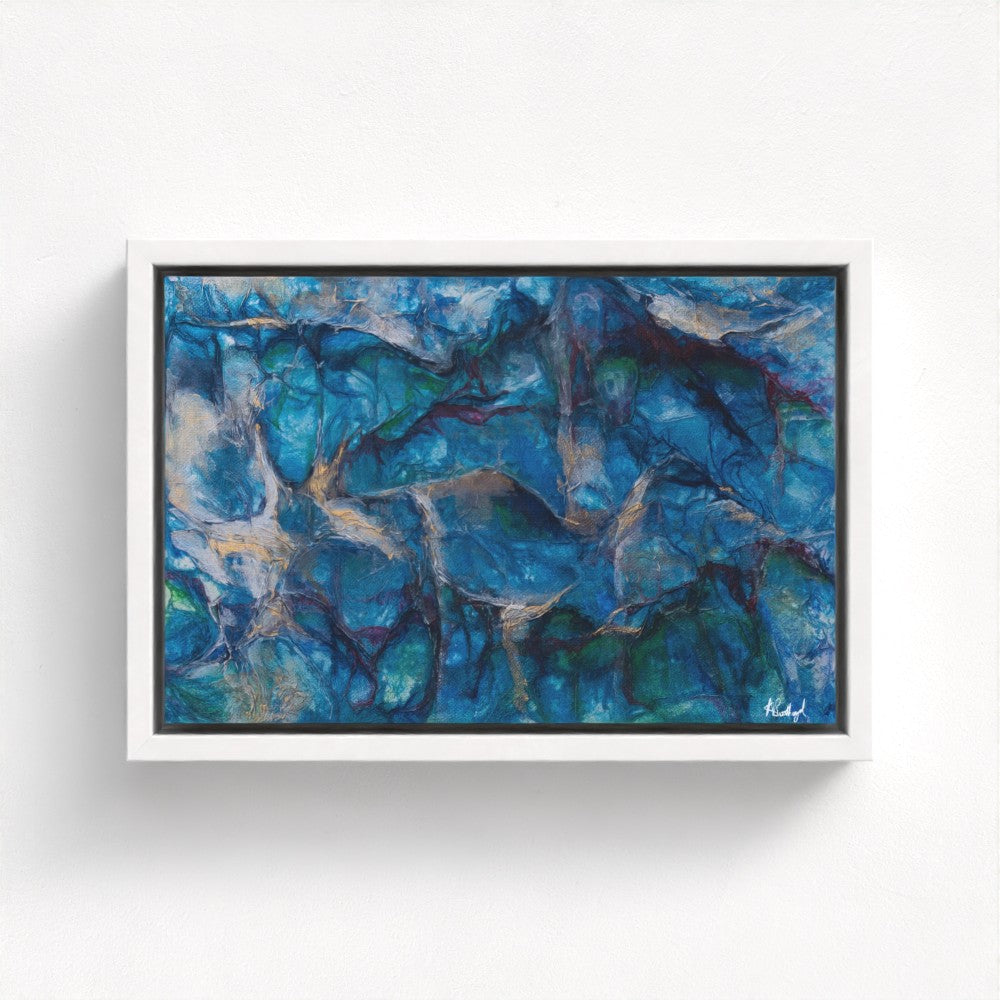 Rhythms of Water and Stone - Fine Art Print on Canvas