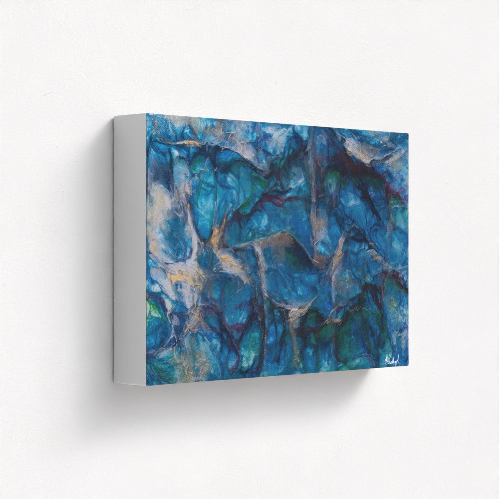Rhythms of Water and Stone - Fine Art Print on Canvas
