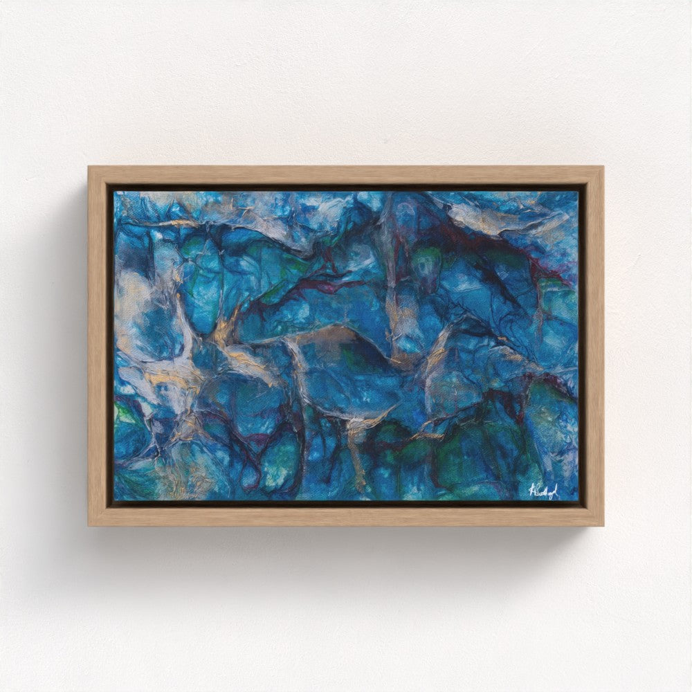 Rhythms of Water and Stone - Fine Art Print on Canvas