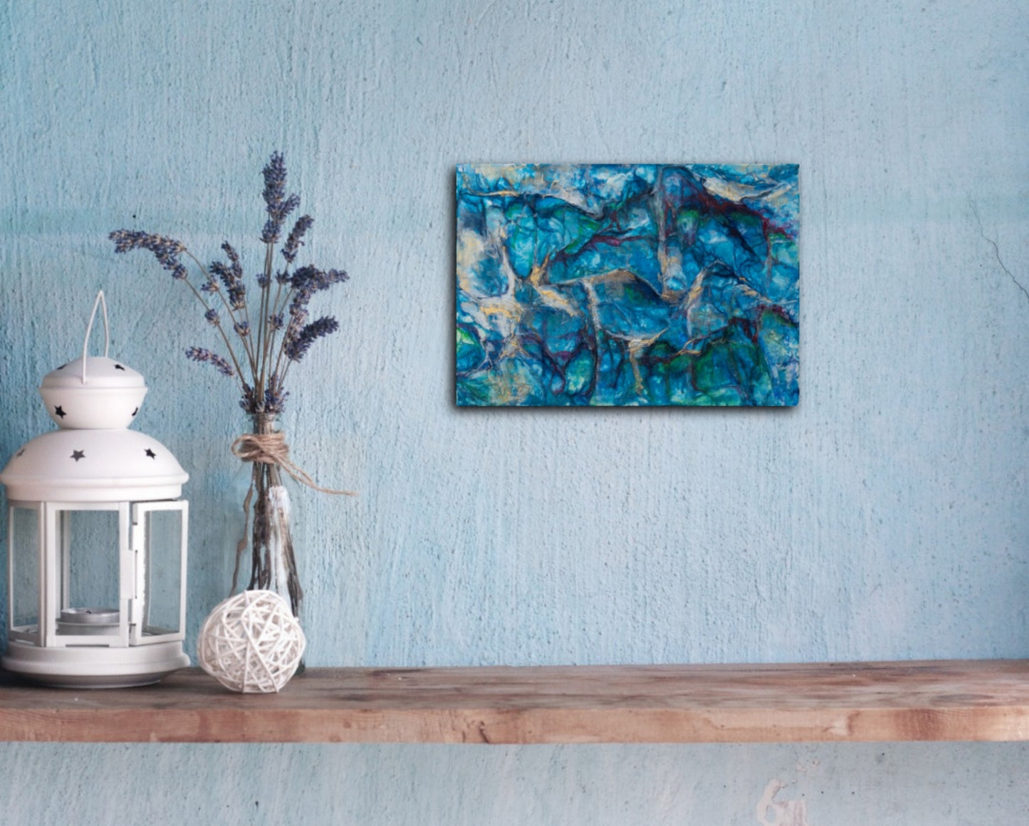Rhythms of Water and Stone - Fine Art Print on Canvas