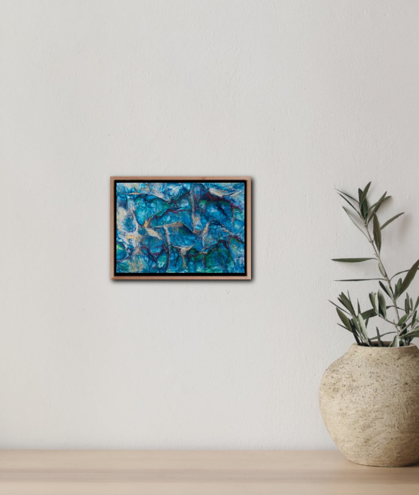 Rhythms of Water and Stone - Fine Art Print on Canvas
