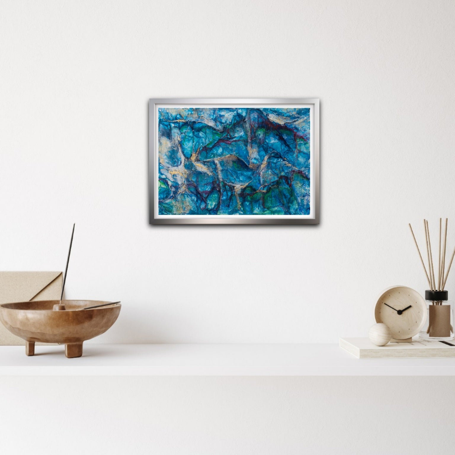 Expressive abstract painting, Alison Boothroyd