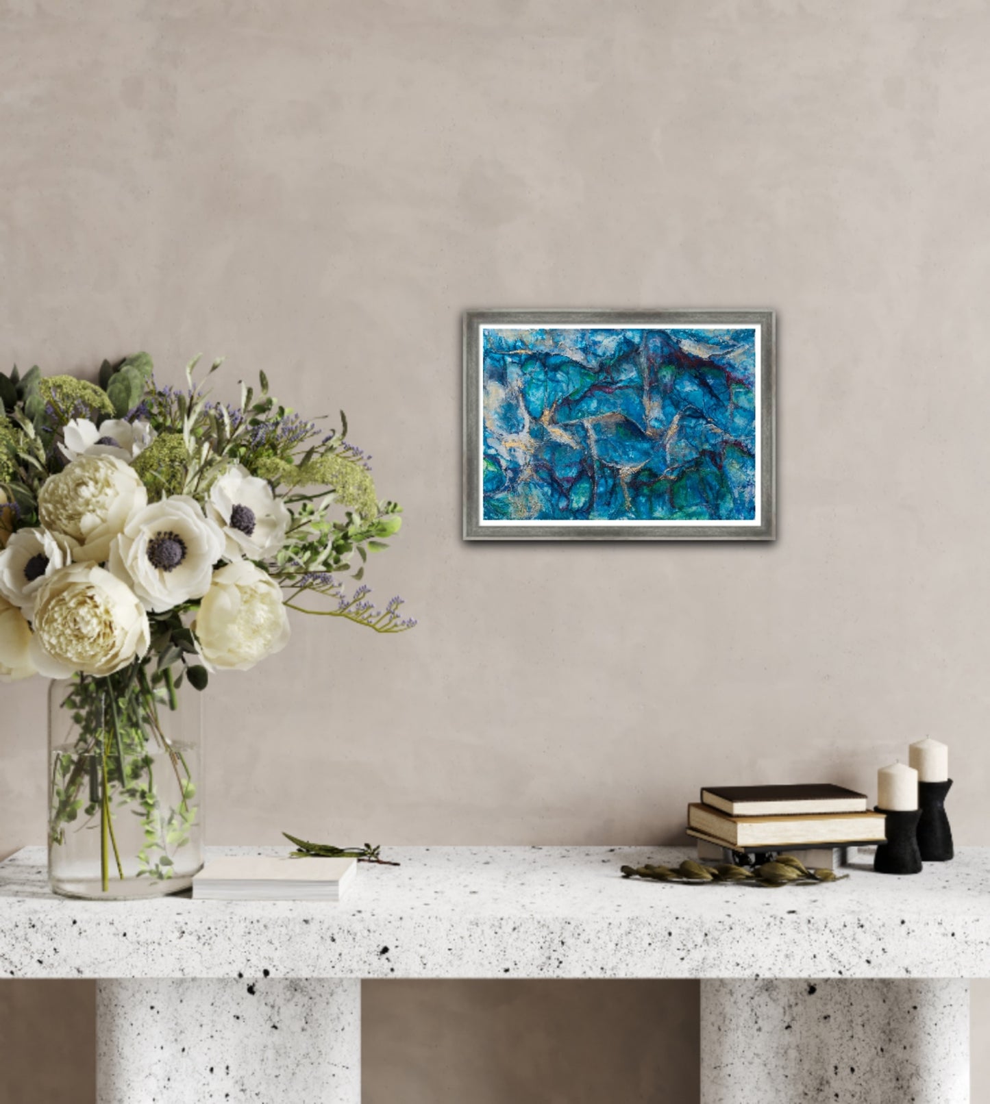 Expressive abstract painting, Alison Boothroyd