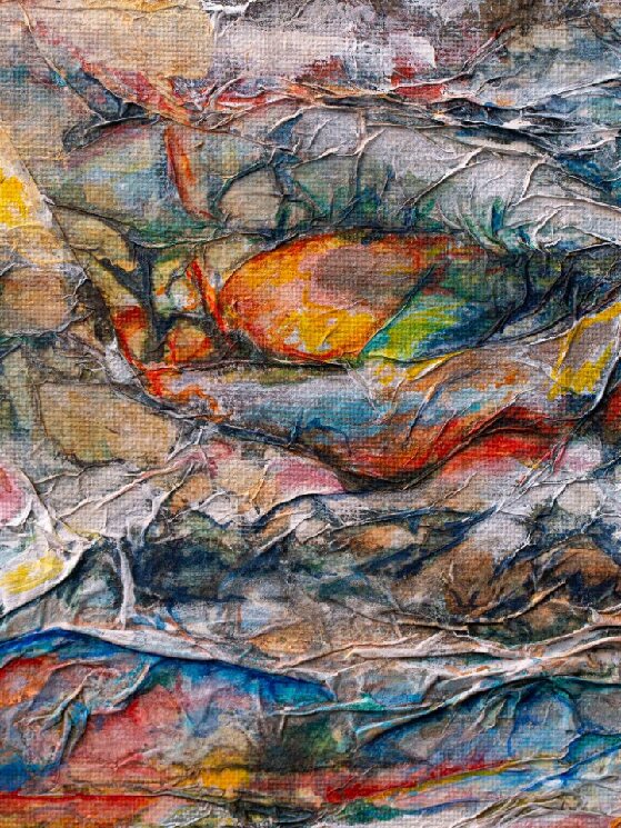 Expressive abstract painting, Alison Boothroyd