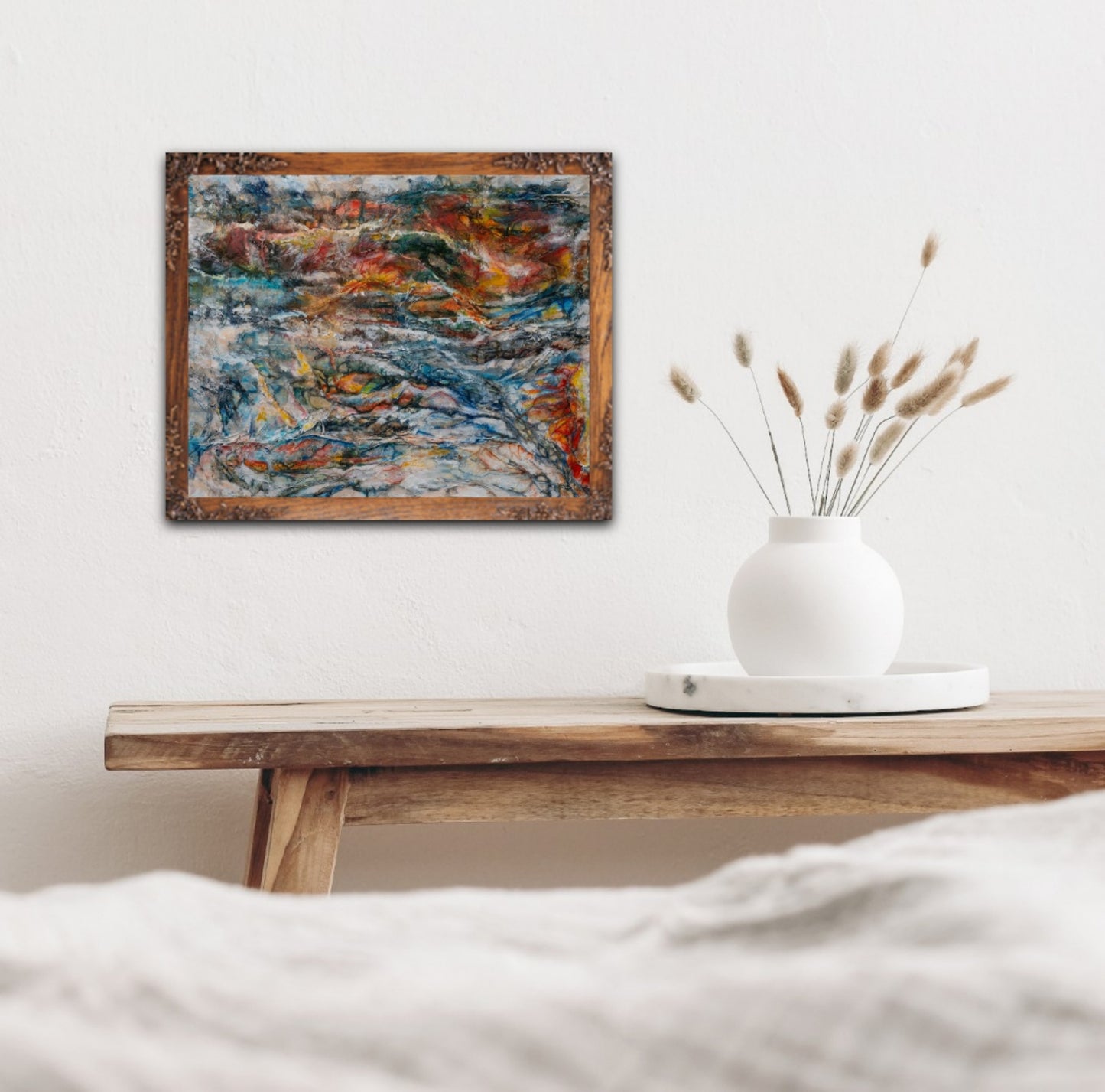 Expressive abstract painting, Alison Boothroyd